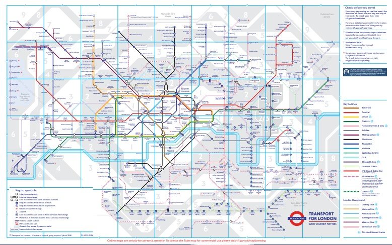 TFL Tube Map pdf
