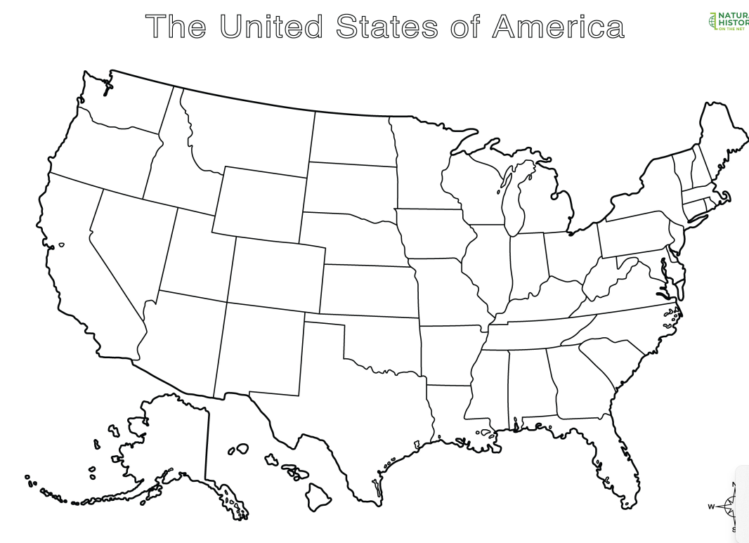 Blank Map of the United States pdf free download
