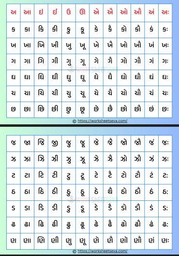 ગુજરાતી બારાક્ષરી pdf