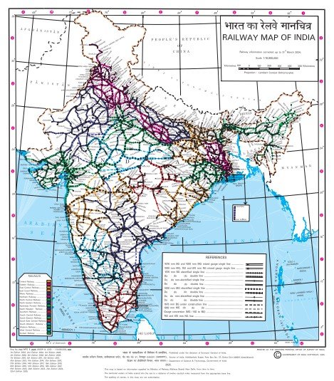 Indian Railway Route Map PDF