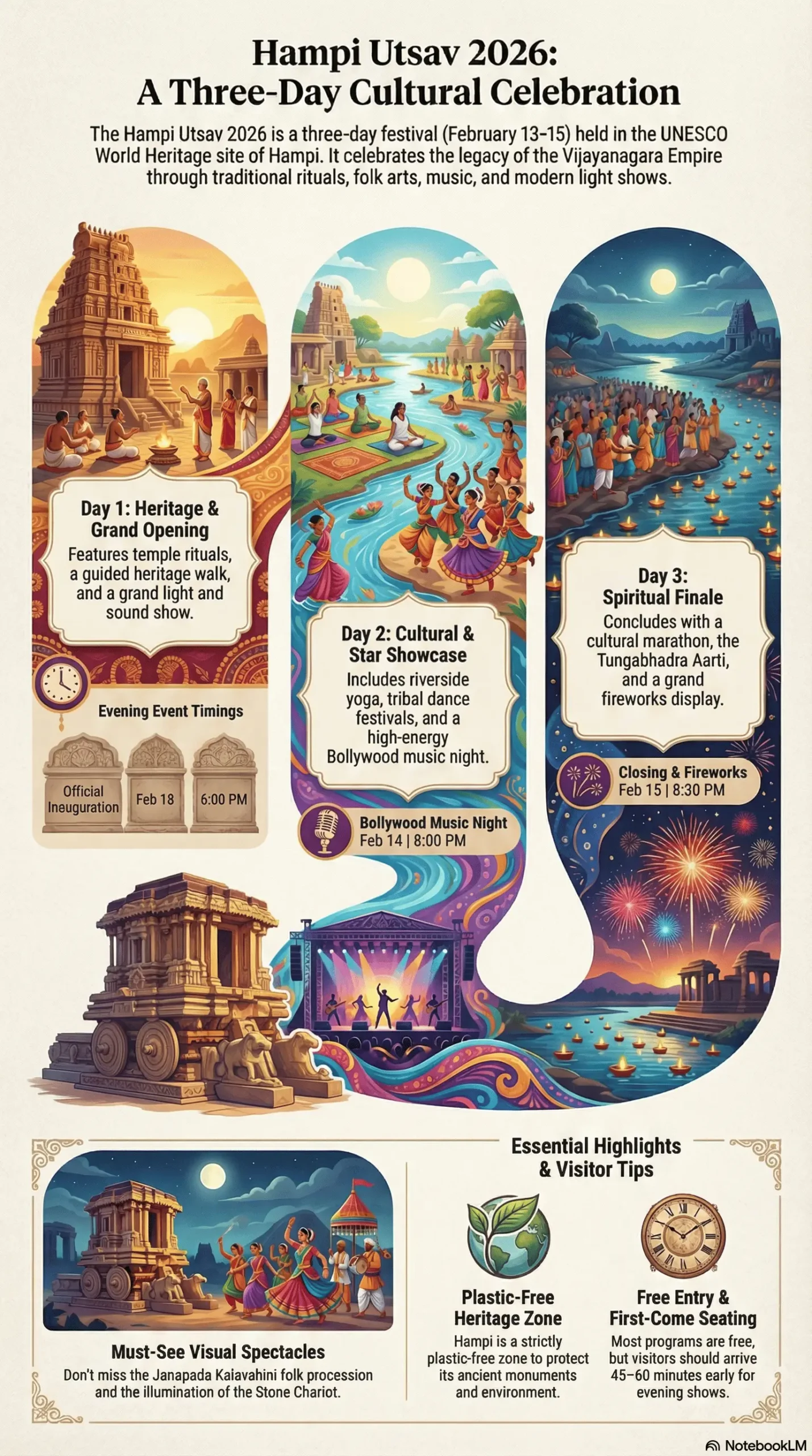 Hampi Utsav 2026 Program List pdf free