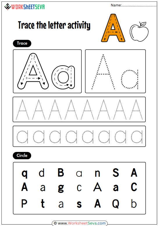 26 Page - A to Z Letter Tracing Worksheets pdf free download