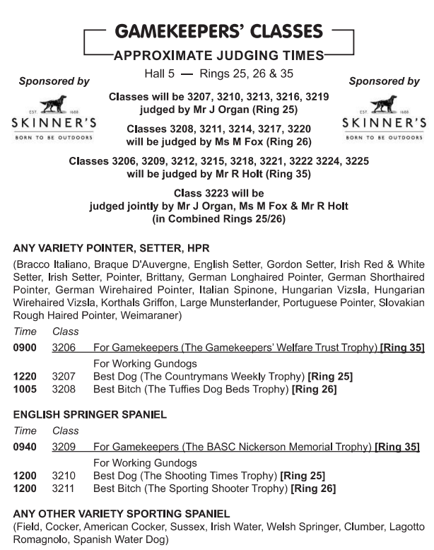 Crufts Schedule 2026 pdf free download