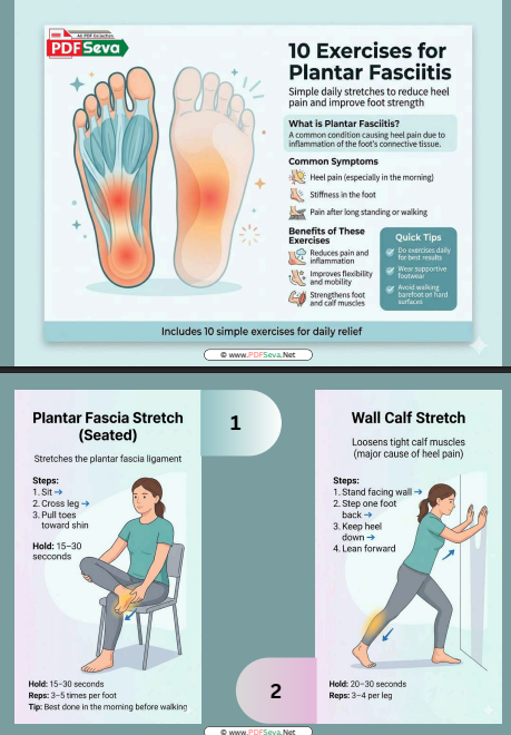 10 exercises for plantar fasciitis pdf free download