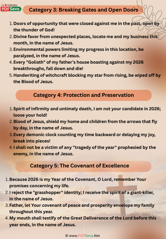25 Powerful MFM Prayer Points for 2026 pdf printable