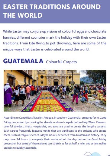 Easter Traditions Around The World pdf