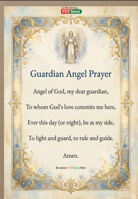 Guardian Angel Prayer pdf free download
