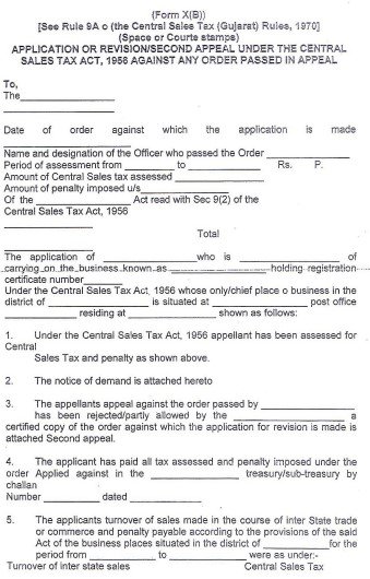 Tribunal Application Form pdf