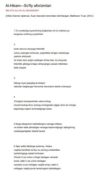 voqea surasi yozma matni pdf